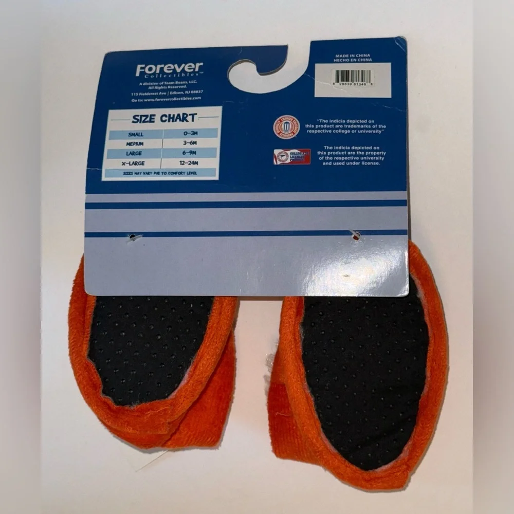 Forever Collectibles Oregon State University Team Slippers, 3-6 Months